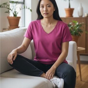 Ann Taylor Pink Shirt Size Medium